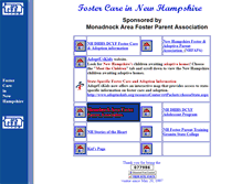 Tablet Screenshot of nhfostercare.com